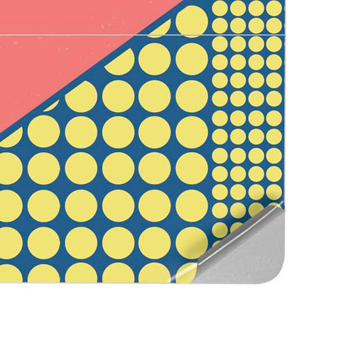 Coral Diagonal Split Surface Laptop Studio Skin